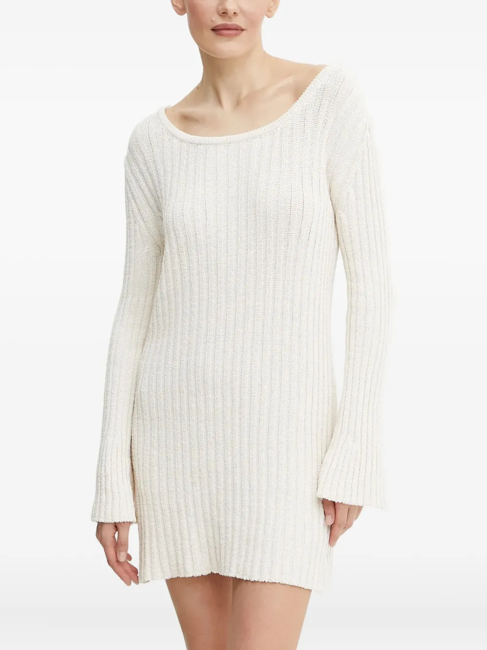 Платье мини в рубчик с открытой спиной PINKO, белый
Платье мини в рубчик с открытой спиной PINKO, белый