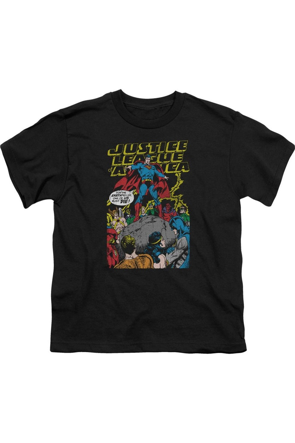 Футболка для детей Justice League of America Ultimate Scarifice с коротким рукавом Gildan, черный
Футболка для детей Justice League of America Ultimate Scarifice с коротким рукавом Gildan, черный