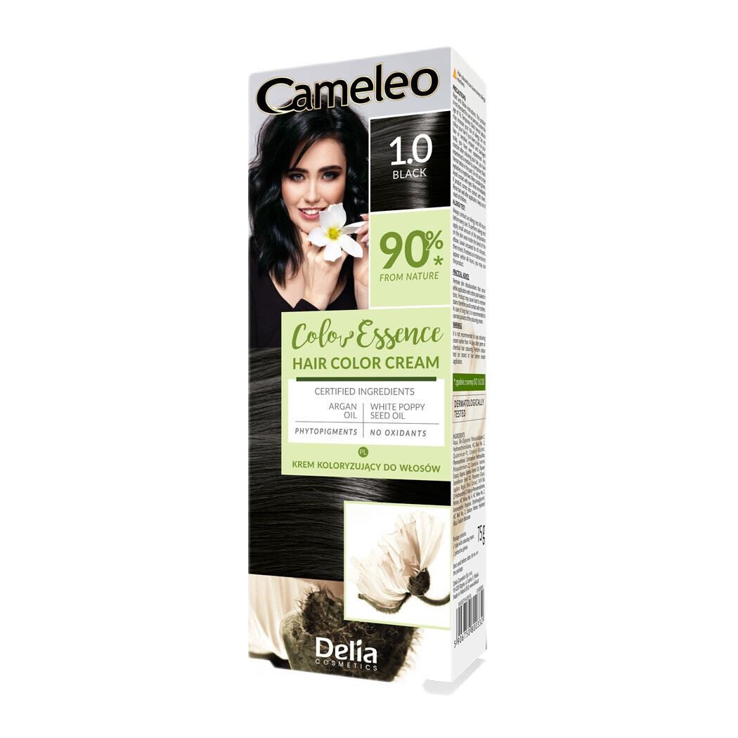 Cameleo, Color Essence, крем-краска для волос 1.0 Черный, 75г 
Cameleo, Color Essence, крем-краска для волос 1.0 Черный, 75г