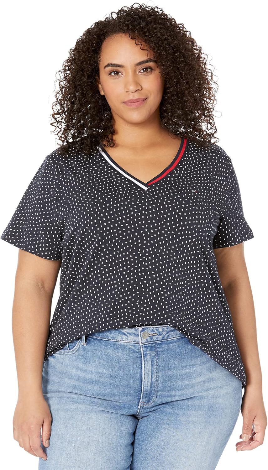 Футболка Tommy Hilfiger Plus Size с короткими рукавами и V-образным вырезом, Sky Captain
Футболка Tommy Hilfiger Plus Size с короткими рукавами и V-образным вырезом, Sky Captain