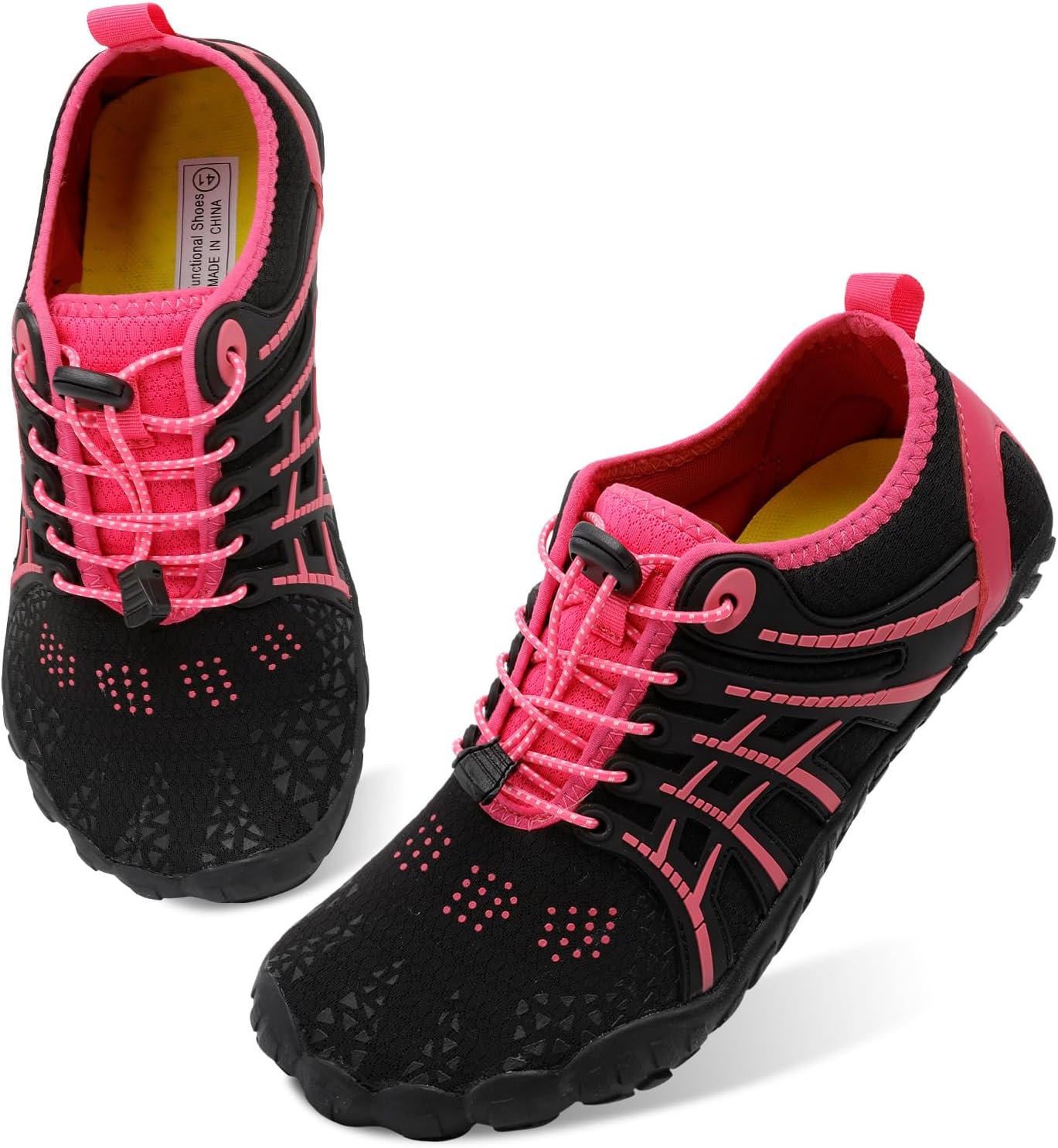 Водные кроссовки Centipede Demon для женщин и мужчин, быстро сохнущие, для босоногой носки, для пляжа, хайкинга, дайвинга, лодок, реки и водных видов спорта, черный/розовый
Водные кроссовки Centipede Demon для женщин и мужчин, быстро сохнущие, для босоногой носки, для пляжа, хайкинга, дайвинга, лодок, реки и водных видов спорта, черный/розовый