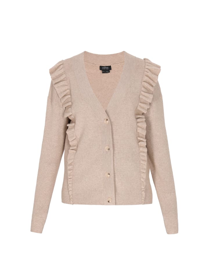 Usha BLACK LABEL Женский кардиган бежевого цвета
Usha BLACK LABEL Женский кардиган бежевого цвета