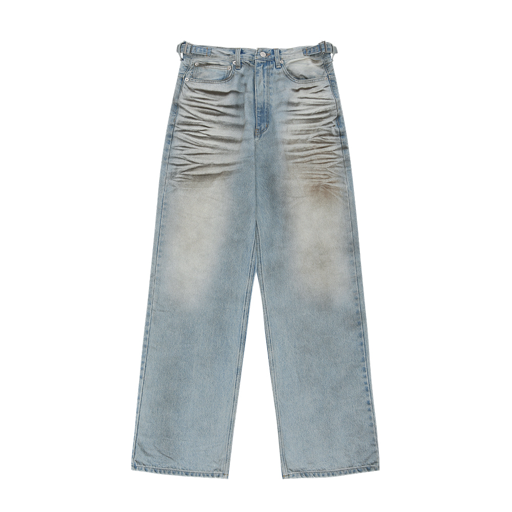 Grailz Джинсы унисекс, светло-голубые, прямого кроя
Grailz Джинсы унисекс, светло-голубые, прямого кроя