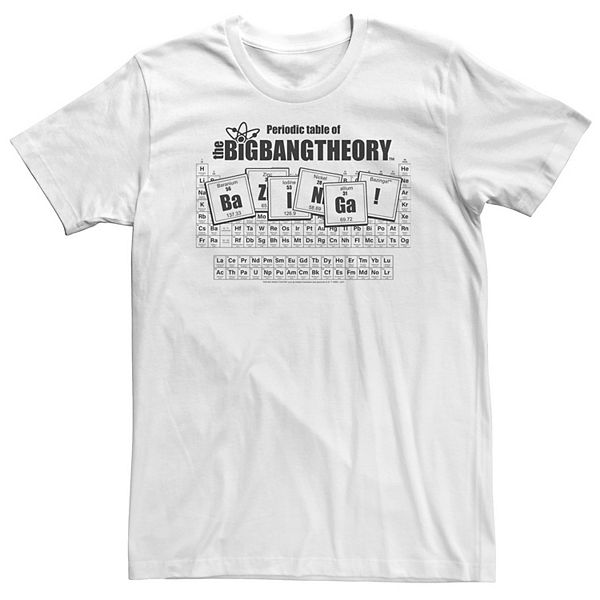 Футболка Big & Tall The Big Bang Theory Periodic Table Licensed Character
Футболка Big & Tall The Big Bang Theory Periodic Table Licensed Character