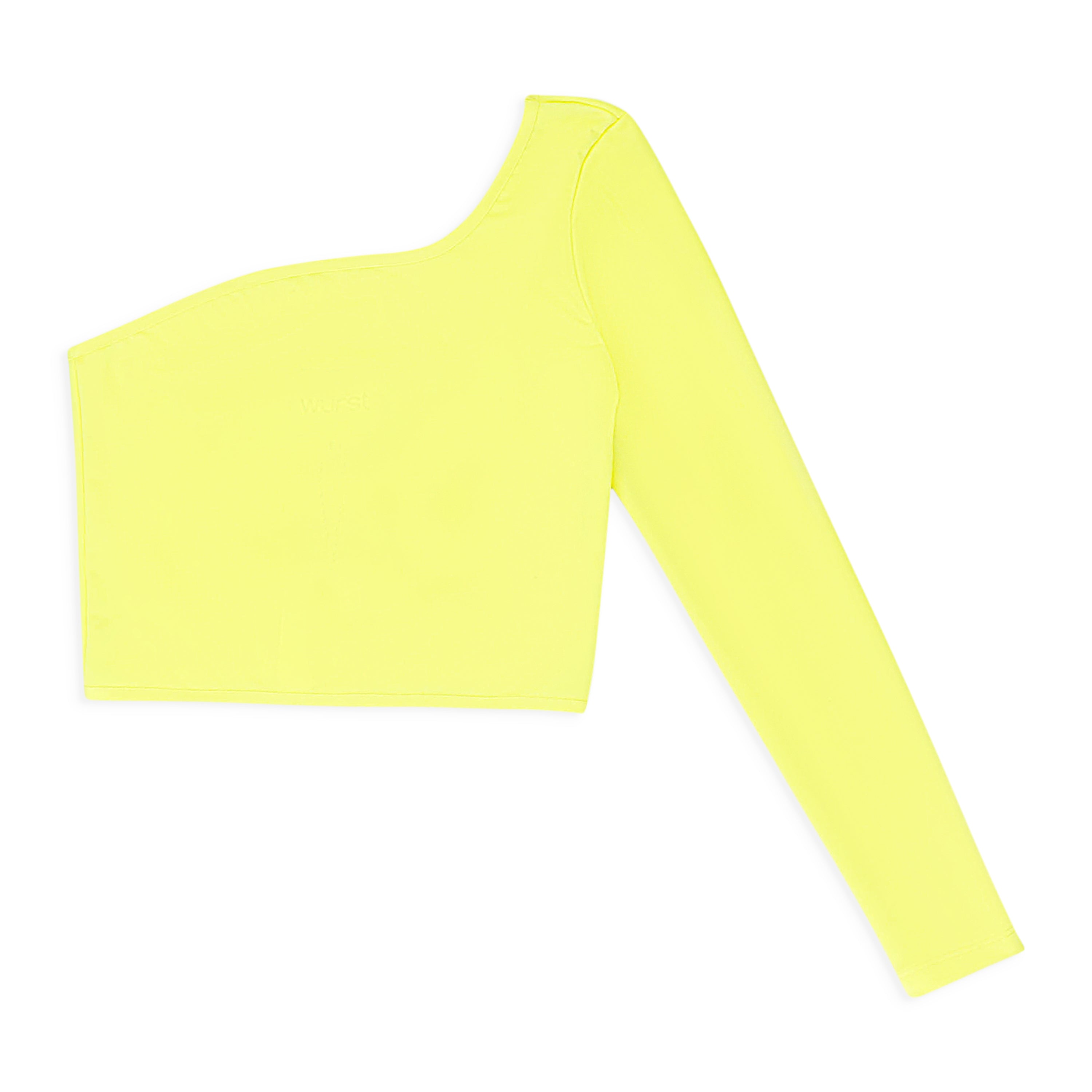 УКОРОЧЕННЫЙ ТОП ЖЕЛТОГО ЦВЕТА С ОДНИМ РУКАВОМ WURST
УКОРОЧЕННЫЙ ТОП ЖЕЛТОГО ЦВЕТА С ОДНИМ РУКАВОМ WURST