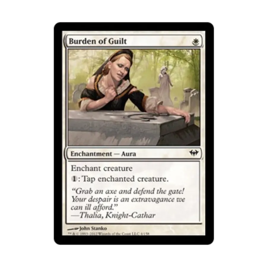 CCG Бремя вины (К), MTG - Dark Ascension 
CCG Бремя вины (К), MTG - Dark Ascension