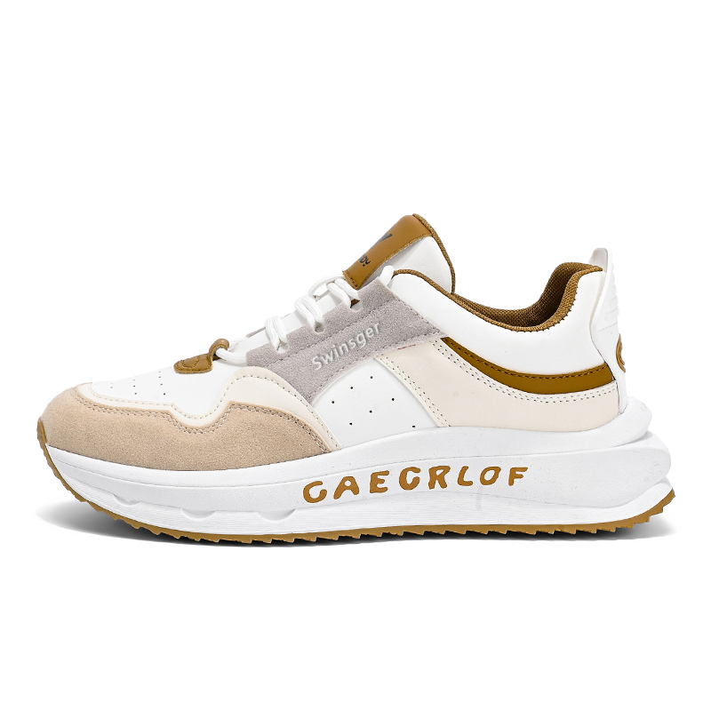 Swinsger Стойкие к истиранию легкие низкие массивные кроссовки для мужчин с эффектом увеличения роста белый верблюжий, цвет White Camel
Swinsger Стойкие к истиранию легкие низкие массивные кроссовки для мужчин с эффектом увеличения роста белый верблюжий, цвет White Camel