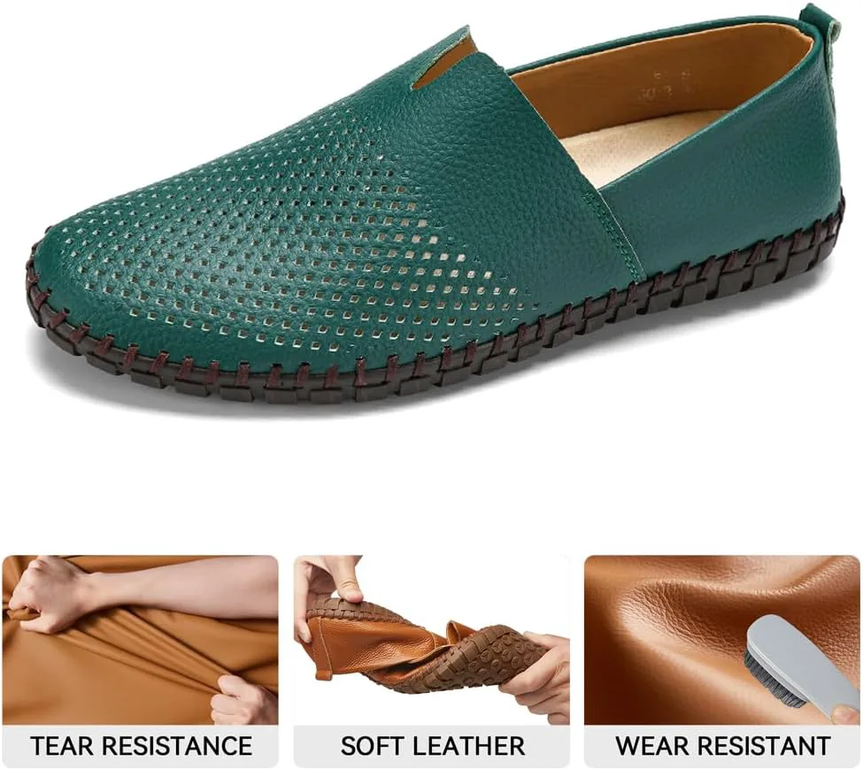 Мужские кожаные мокасины для вождения, повседневные слипоны Noblespirit, зеленый
Мужские кожаные мокасины для вождения, повседневные слипоны Noblespirit, зеленый