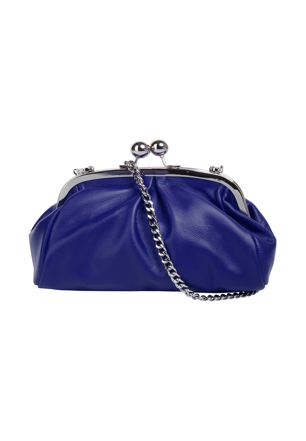 Сумка через плечо, натуральная кожа, производство Италия Samantha Look, темно-синий