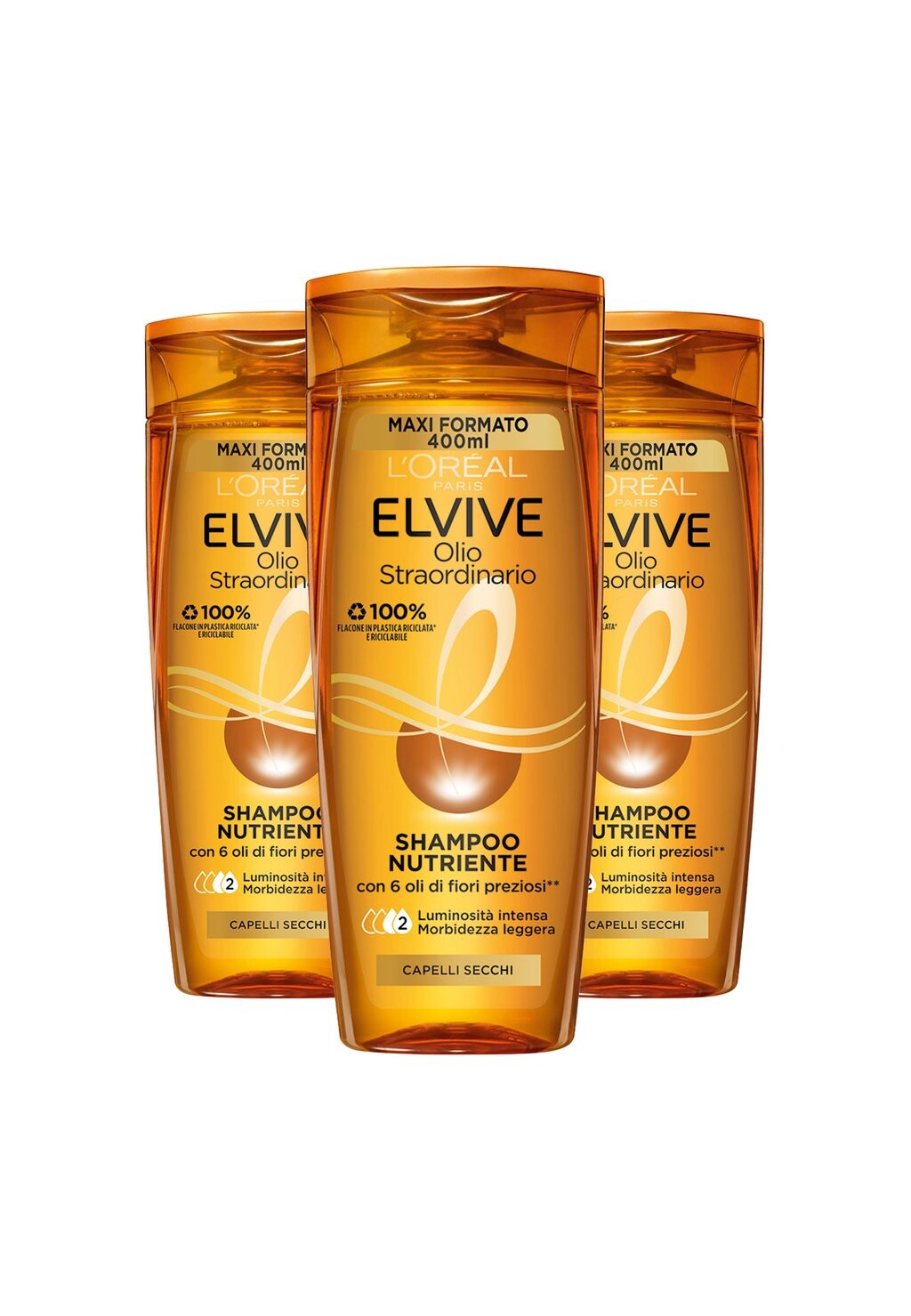 Шампунь SHAMPOO ELVIVE OLIO STRAORDINARIO, AZIONE NUTRIENTE PER CAPELLI SECCHI, 400 ML, 3 PACK L'Oréal Paris, прозрачный
Шампунь SHAMPOO ELVIVE OLIO STRAORDINARIO, AZIONE NUTRIENTE PER CAPELLI SECCHI, 400 ML, 3 PACK L'Oréal Paris, прозрачный
