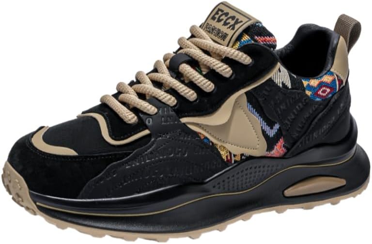 Мужские спортивные кроссовки на толстой подошве, удобные - верх из искусственной кожи PU - мягкая и приятная на ощупь подкладка - молодежные и энергичные - для занятий спортом на открытом воздухе Clolinde, черный
Мужские спортивные кроссовки на толстой подошве, удобные - верх из искусственной кожи PU - мягкая и приятная на ощупь подкладка - молодежные и энергичные - для занятий спортом на открытом воздухе Clolinde, черный