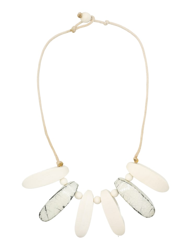 Collezione alessandro Короткое белое ожерелье «Криста»
Collezione alessandro Короткое белое ожерелье «Криста»