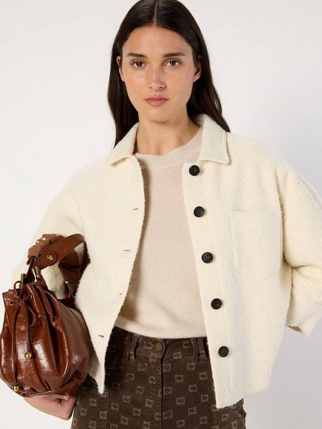 Трикотажная куртка из нинона Gerard Darel, Ecru
Трикотажная куртка из нинона Gerard Darel, Ecru