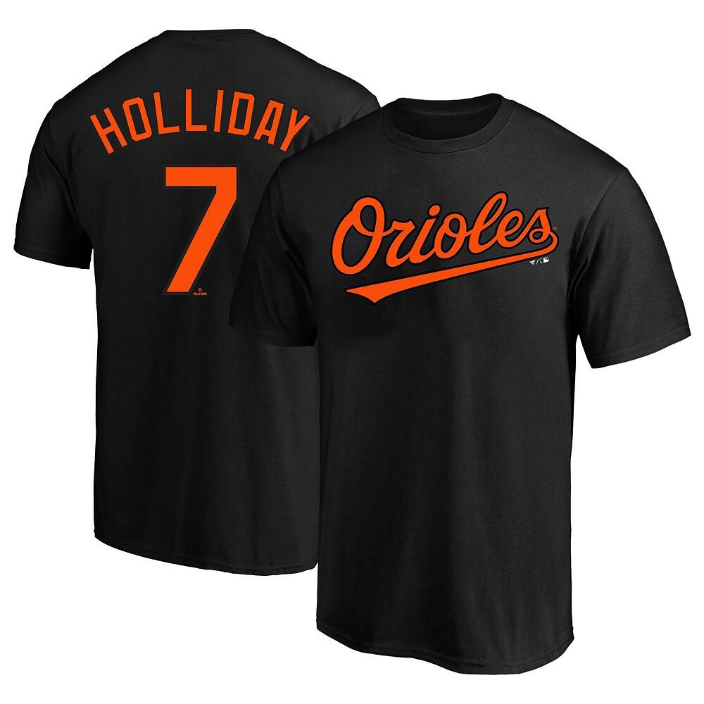 Мужская черная футболка с именем и номером Jackson Holliday Baltimore Orioles Big & Tall Profile, цвет Orl Black
Мужская черная футболка с именем и номером Jackson Holliday Baltimore Orioles Big & Tall Profile, цвет Orl Black