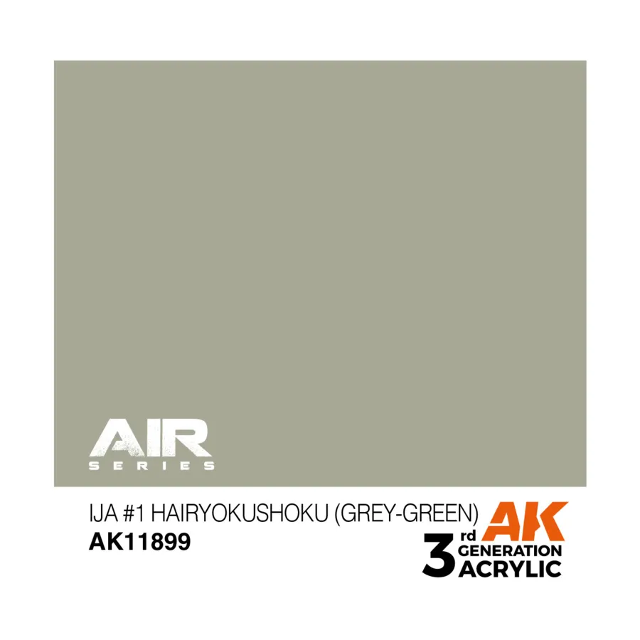 IJA #1 Хариокушоку (серо-зеленый), 3rd Gen Acrylic - Air
IJA #1 Хариокушоку (серо-зеленый), 3rd Gen Acrylic - Air