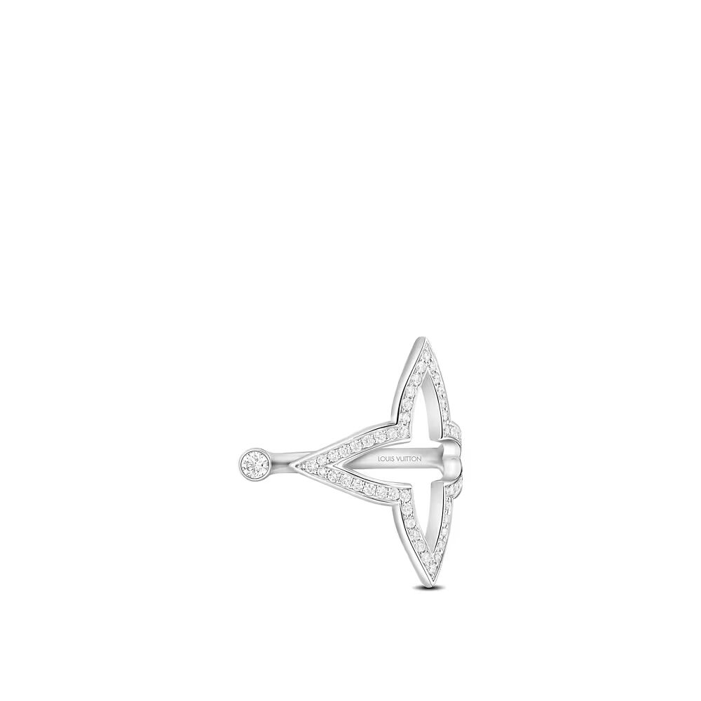 Кольцо Ombre Blossom Open, белое золото и бриллианты Louis Vuitton, серебряный
Кольцо Ombre Blossom Open, белое золото и бриллианты Louis Vuitton, серебряный