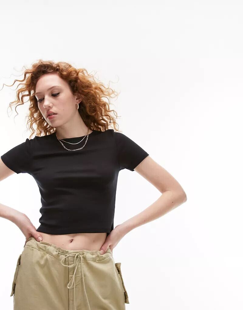 Черная повседневная футболка Topshop, Черный, Черная повседневная футболка Topshop
Черная повседневная футболка Topshop, Черный, Черная повседневная футболка Topshop