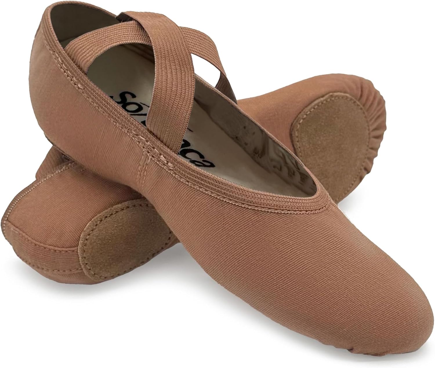 Балетные туфли с раздельной подошвой из эластичного холста для взрослых и женщин, высокопроизводительные So Danca, Mocha
Балетные туфли с раздельной подошвой из эластичного холста для взрослых и женщин, высокопроизводительные So Danca, Mocha