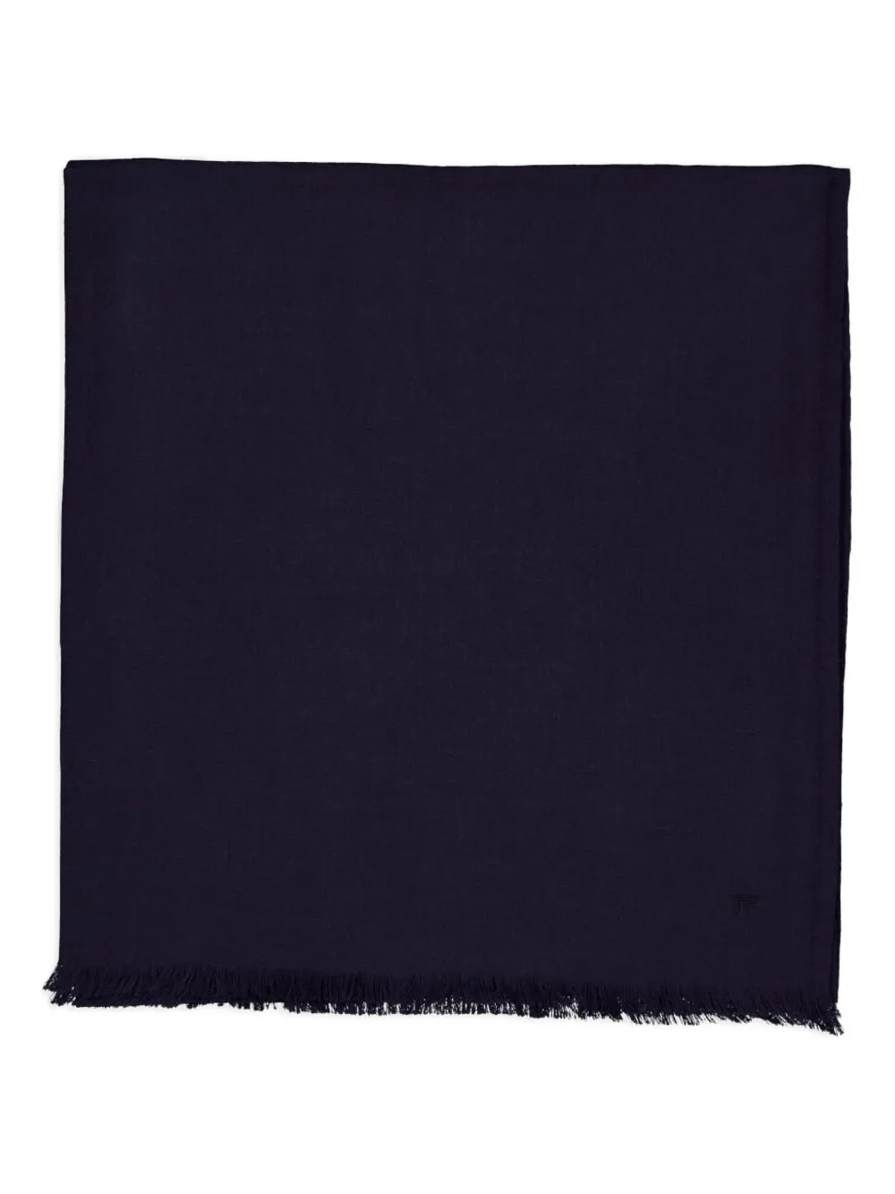Шерстяной шарф с бахромой Tom Ford, синий
Шерстяной шарф с бахромой Tom Ford, синий