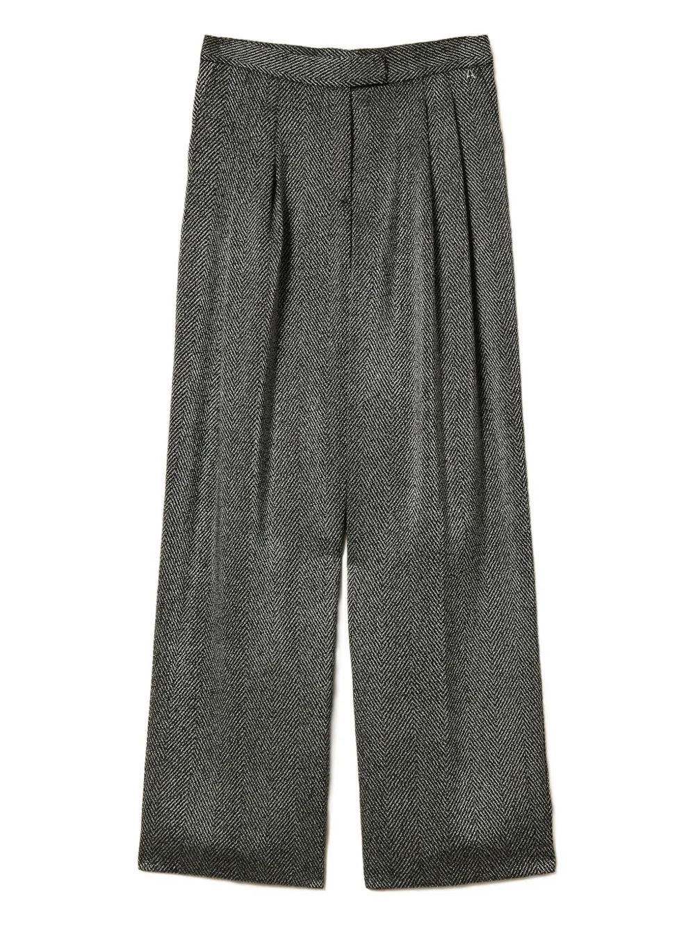 Брюки-палаццо с узором «елочка» TWINSET, серый
Брюки-палаццо с узором «елочка» TWINSET, серый