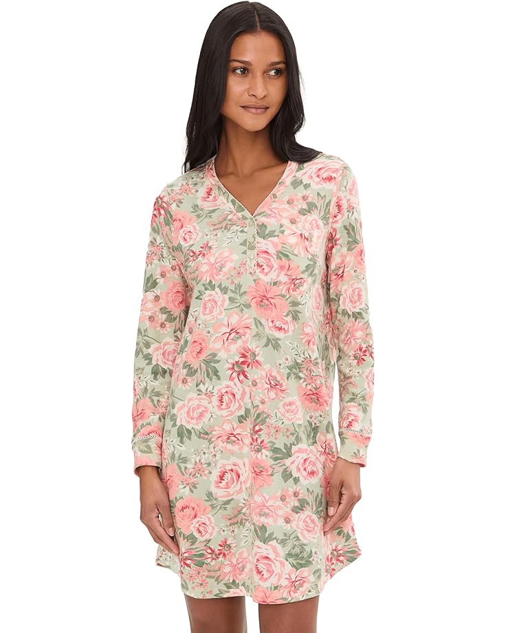Женская ночная сорочка Karen Neuburger Vintage Dreams с длинными рукавами и отделкой пико, Forest Rose
Женская ночная сорочка Karen Neuburger Vintage Dreams с длинными рукавами и отделкой пико, Forest Rose