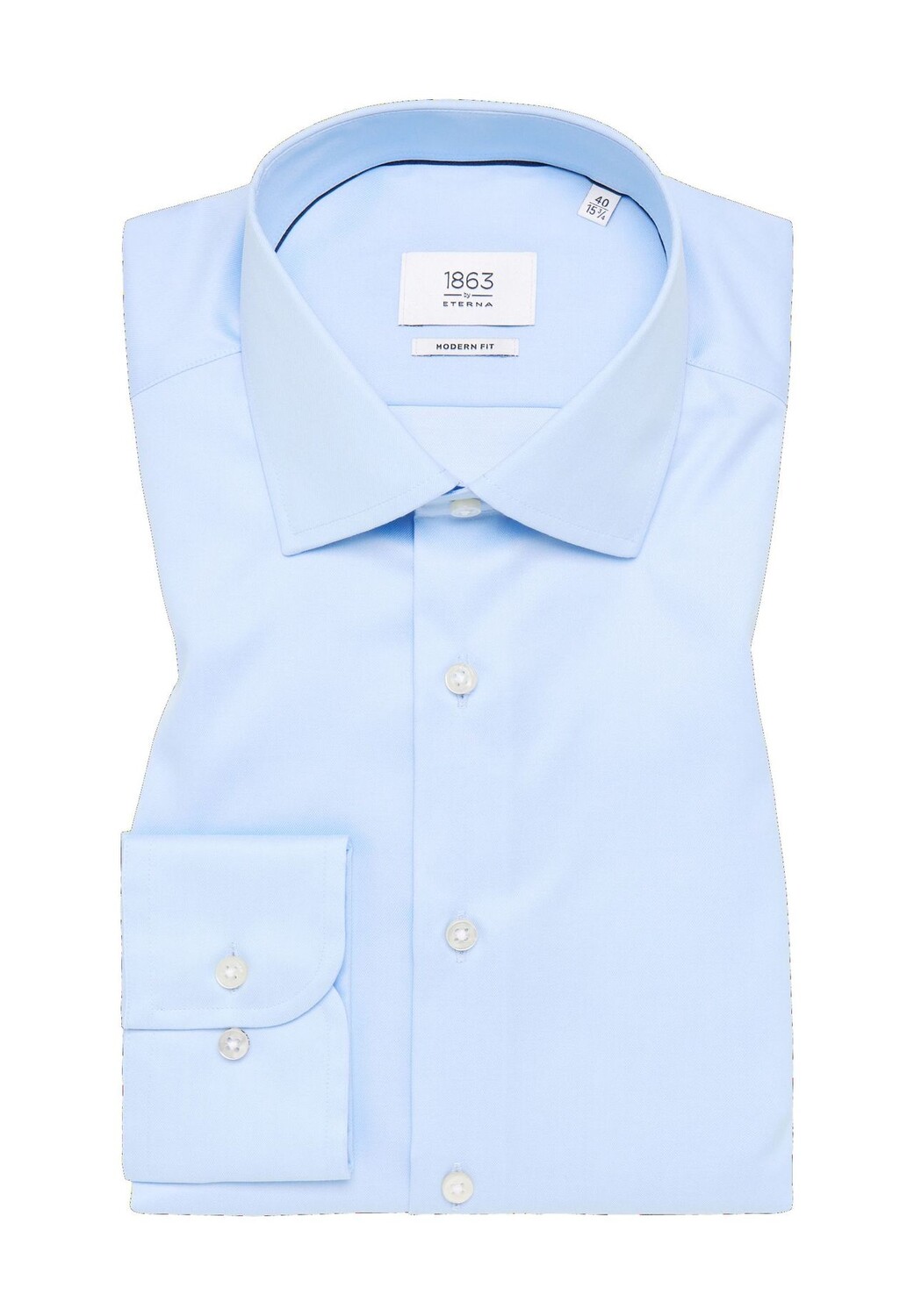 Деловая рубашка, хлопок, современный крой, мужская ETERNA, светло-синий
Деловая рубашка, хлопок, современный крой, мужская ETERNA, светло-синий