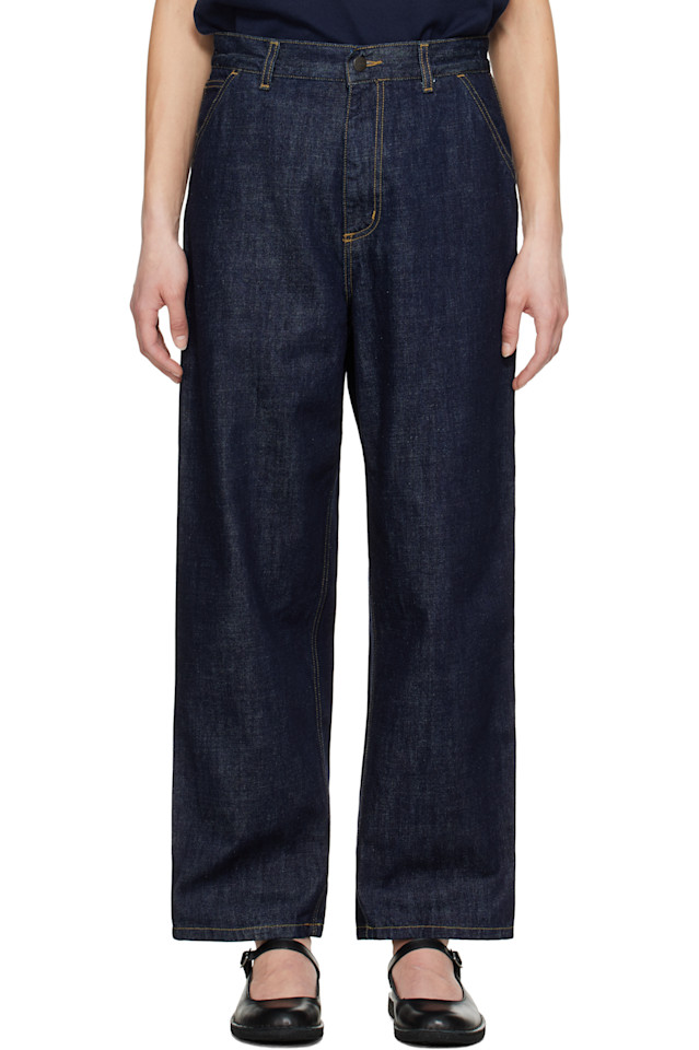 Джинсы Brandon с прострочкой на одном колене Carhartt Work In Progress, синий
Джинсы Brandon с прострочкой на одном колене Carhartt Work In Progress, синий