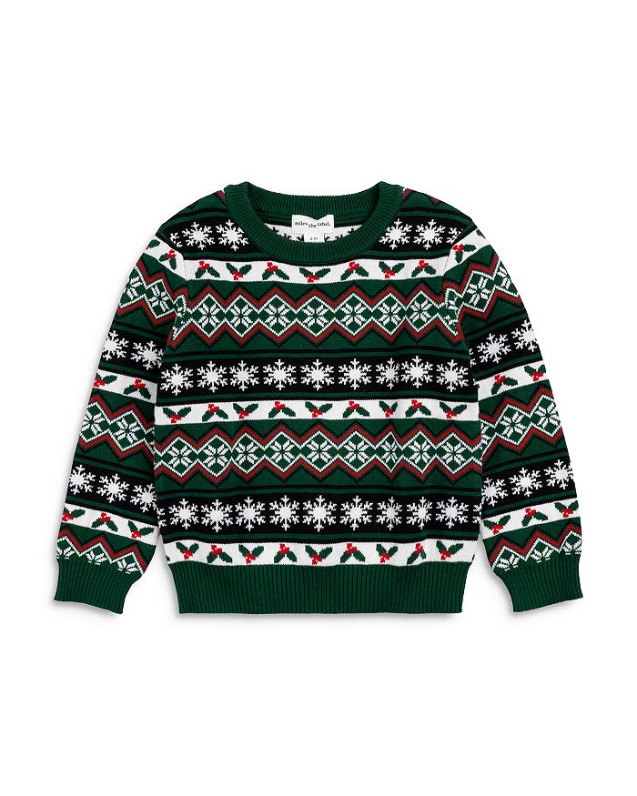 Жаккардовый свитер Cool Yule Fair Isle для мальчиков - Little Kid, Big Kid Miles The Label, зеленый
Жаккардовый свитер Cool Yule Fair Isle для мальчиков - Little Kid, Big Kid Miles The Label, зеленый