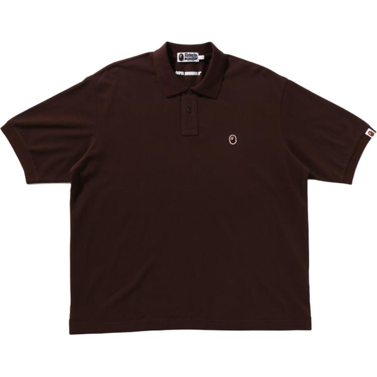 Bape One Point Relax Fit поло A BATHING APE, коричневый
Bape One Point Relax Fit поло A BATHING APE, коричневый