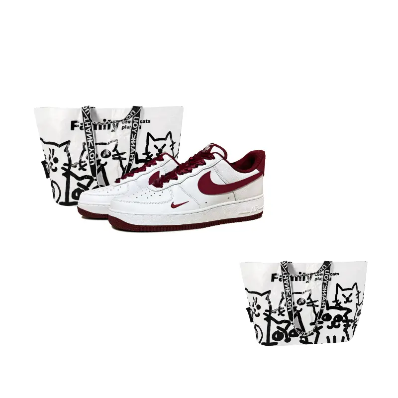 Nike Air Force 1 Auspicious Snow Plum Blossom противоскользящие износостойкие низкие скейтерские кроссовки мужские красно-белые бело-красные, цвет White Red
Nike Air Force 1 Auspicious Snow Plum Blossom противоскользящие износостойкие низкие скейтерские кроссовки мужские красно-белые бело-красные, цвет White Red