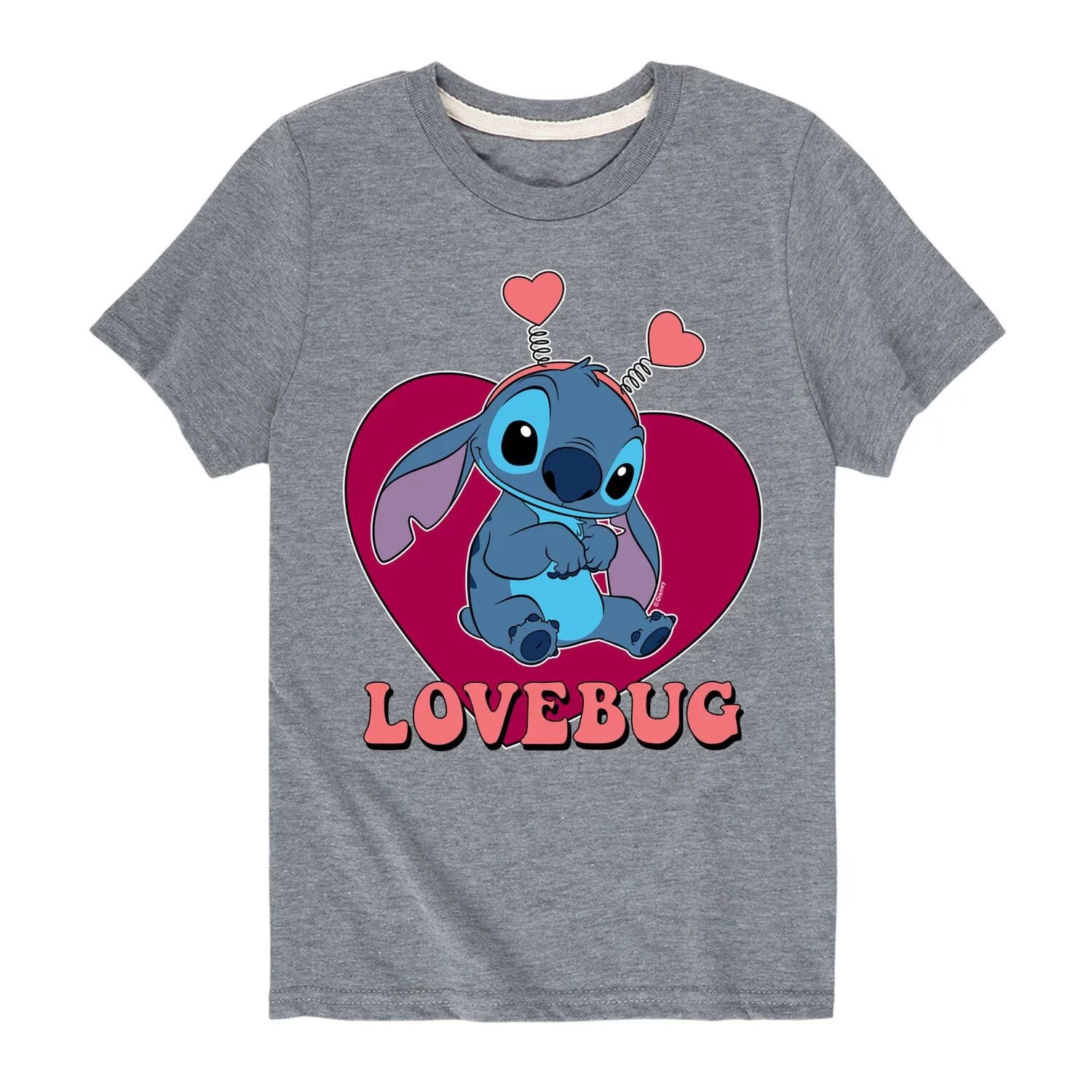 Футболка с рисунком Lovebug для мальчиков 8–20 лет Disney's Lilo & Stitch Licensed Character, серый
Футболка с рисунком Lovebug для мальчиков 8–20 лет Disney's Lilo & Stitch Licensed Character, серый