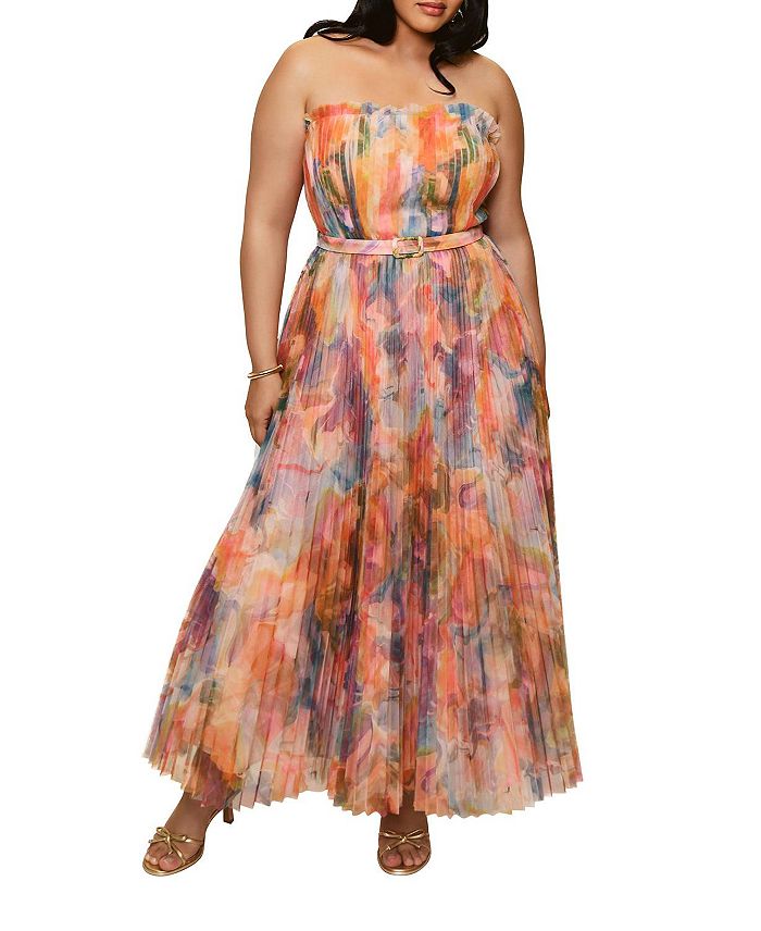 Платье плюс сайз Bromley без бретелей из тюля Hutch, мультиколор
Платье плюс сайз Bromley без бретелей из тюля Hutch, мультиколор