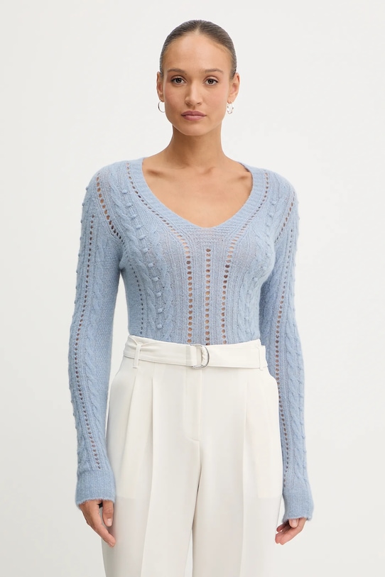 Свитер из шерстяной смеси Twinset, синий
Свитер из шерстяной смеси Twinset, синий