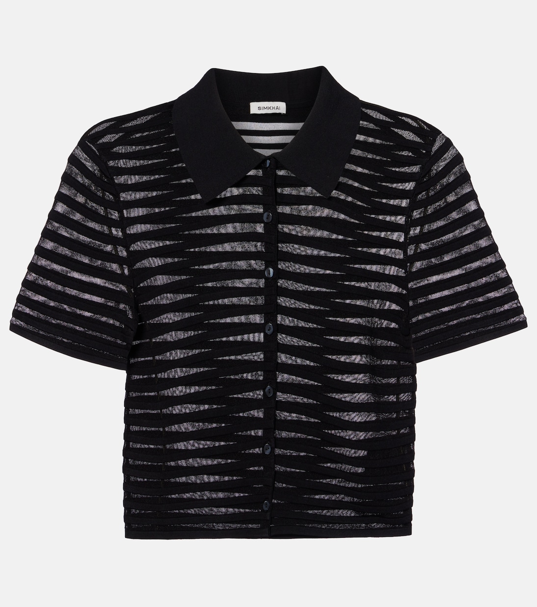 Ларкен полосатый топ Simkhai, черный
Ларкен полосатый топ Simkhai, черный