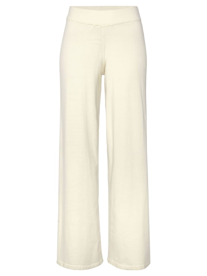 LASCANA Вязаные брюки кремового цвета
LASCANA Вязаные брюки кремового цвета