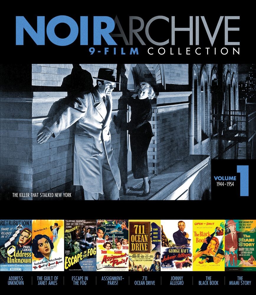 Диск Blu-ray Noir Archive Volume 1: 9-Film Collection 1944-1954
Диск Blu-ray Noir Archive Volume 1: 9-Film Collection 1944-1954