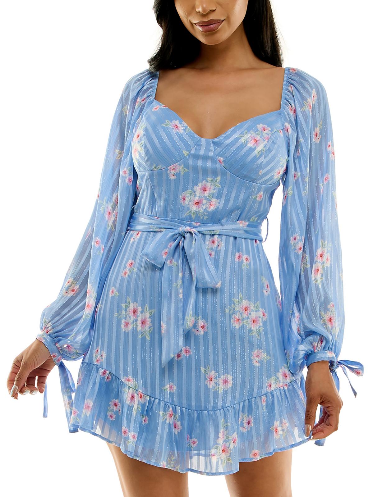 Платье мини с цветочным принтом для женщин Juniors A-Lne B. Darlin, цвет chambray multi
Платье мини с цветочным принтом для женщин Juniors A-Lne B. Darlin, цвет chambray multi