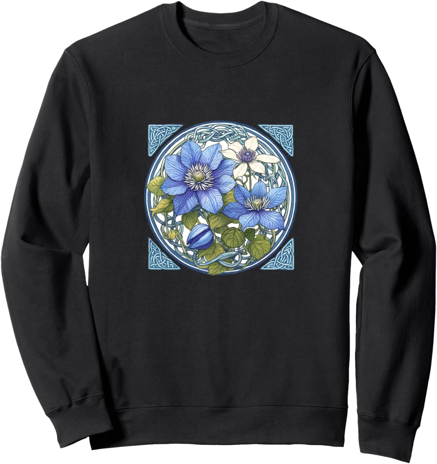 Толстовка с изображением клематиса и виноградной лозы Blue Clematis Flowers Snugg, черный
Толстовка с изображением клематиса и виноградной лозы Blue Clematis Flowers Snugg, черный
