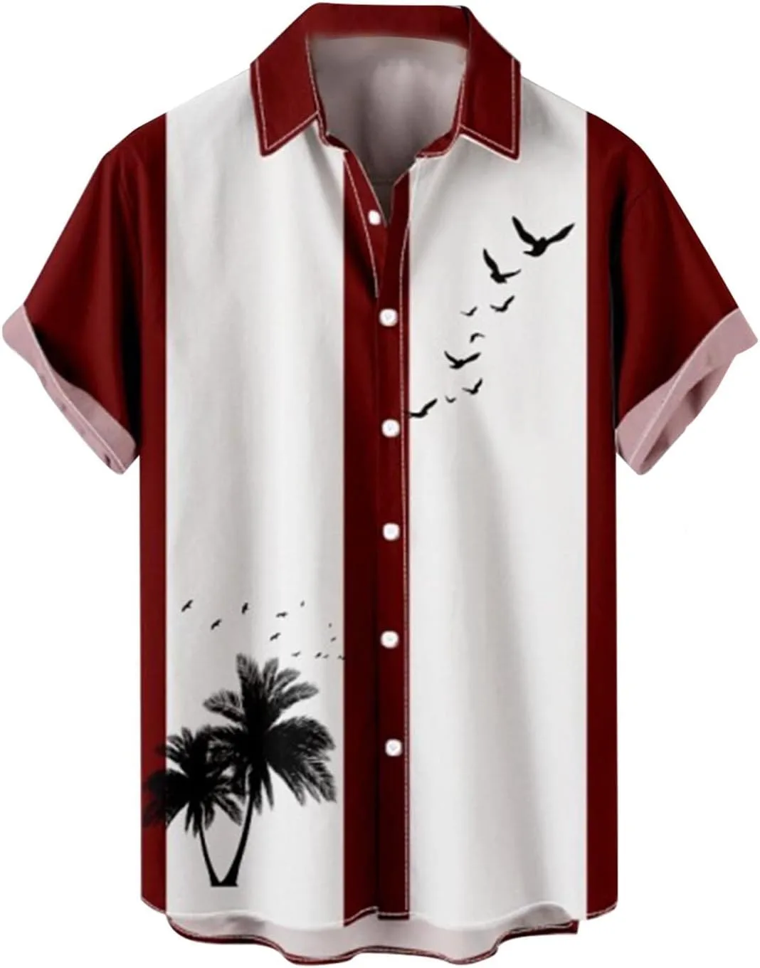 Мужская гавайская рубашка с коротким рукавом Big and Tall Casual Coconut Palm Beach
Мужская гавайская рубашка с коротким рукавом Big and Tall Casual Coconut Palm Beach