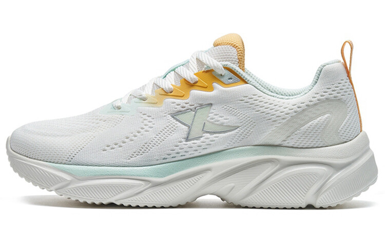 Кроссовки женские с низким верхом белые/голубые/желтые Xtep
Кроссовки женские с низким верхом белые/голубые/желтые Xtep