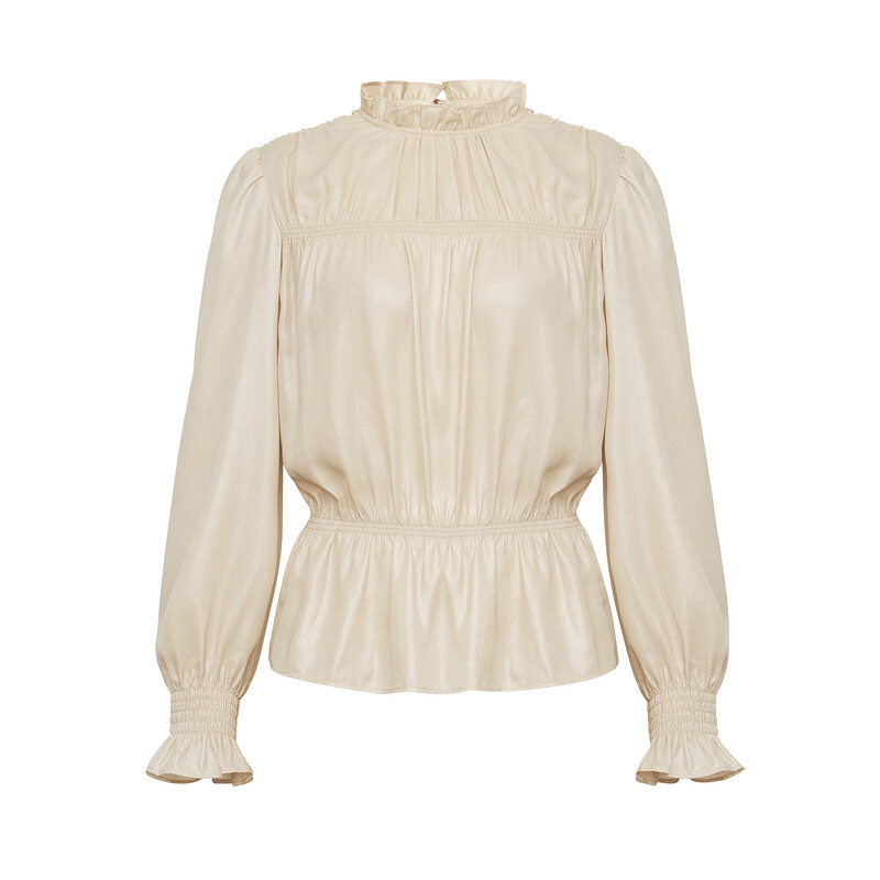 Женская рубашка Deep Breath с рюшами и длинными рукавами, черный
Женская рубашка Deep Breath с рюшами и длинными рукавами, черный