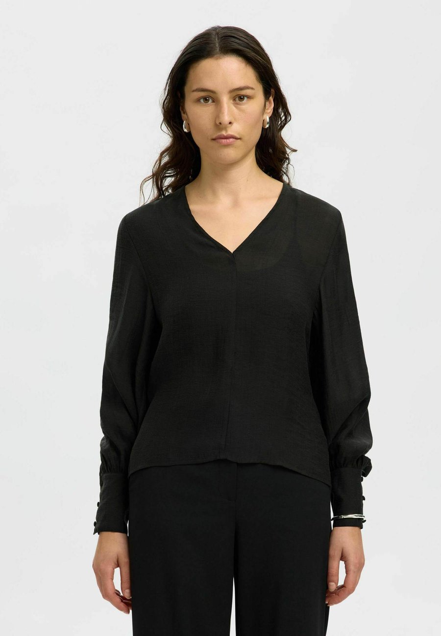 Блуза Selected Femme Blouse, Black
Блуза Selected Femme Blouse, Black