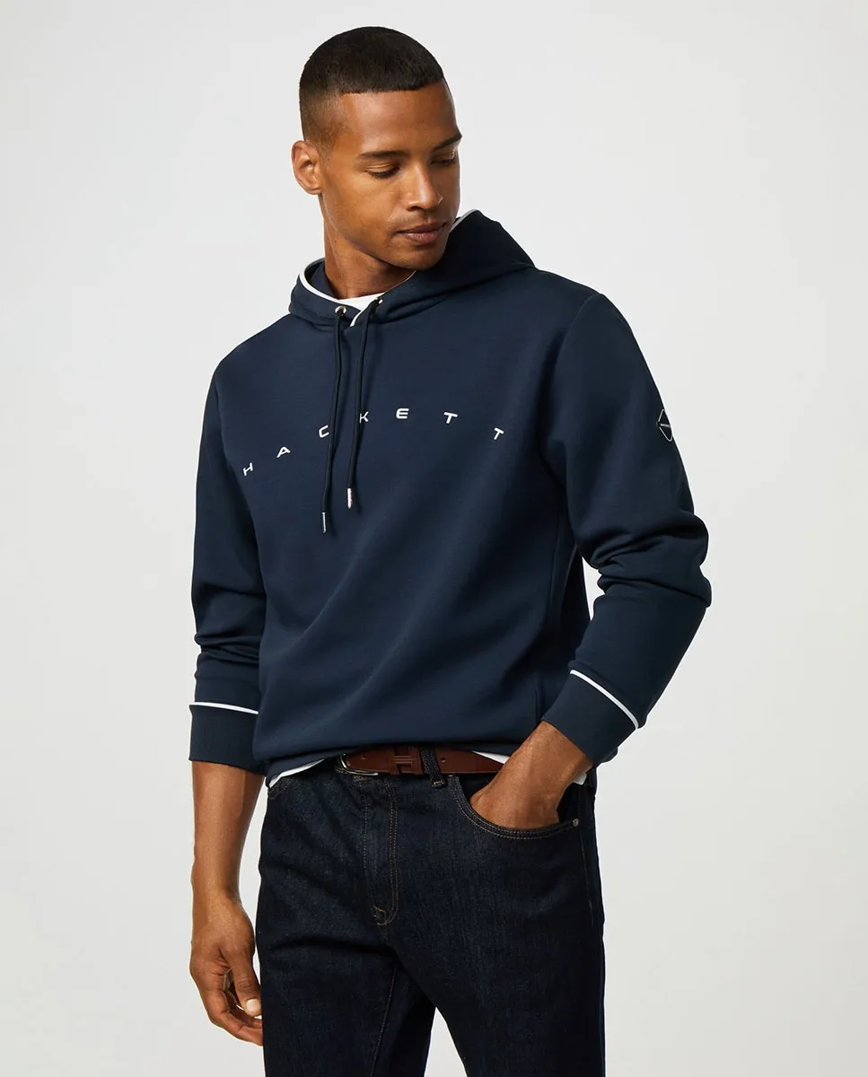 Мужская толстовка с капюшоном и логотипом на груди, большие размеры Hackett, синий
Мужская толстовка с капюшоном и логотипом на груди, большие размеры Hackett, синий