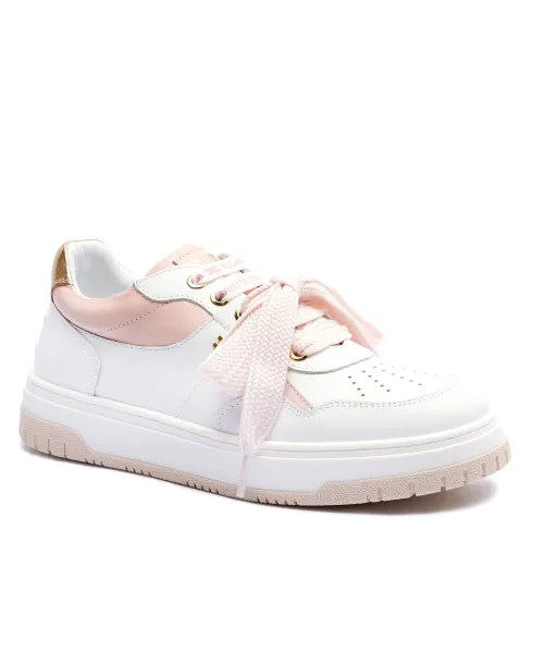 Кожаные кроссовки Elisabetta Franchi, белый 
Кожаные кроссовки Elisabetta Franchi, белый