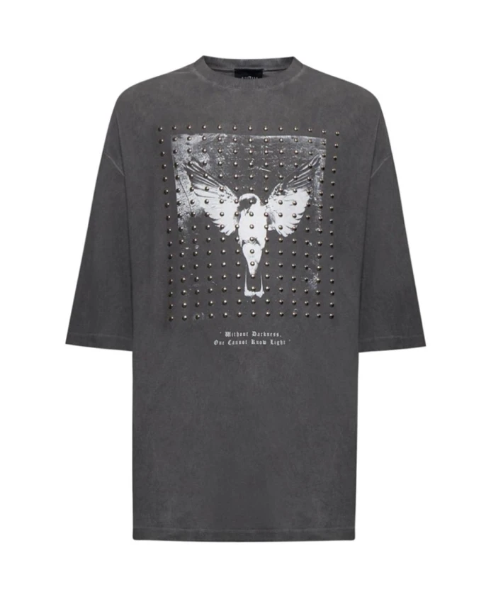 Футболка с принтом и заклепками John Richmond, черный
Футболка с принтом и заклепками John Richmond, черный