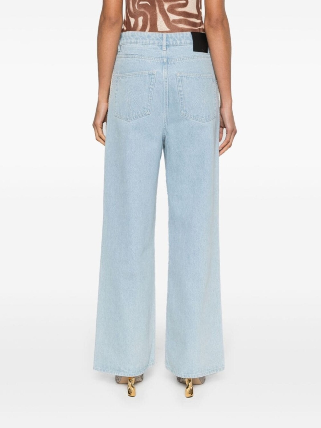 Nanushka широкие джинсы Josine, синий
Nanushka широкие джинсы Josine, синий