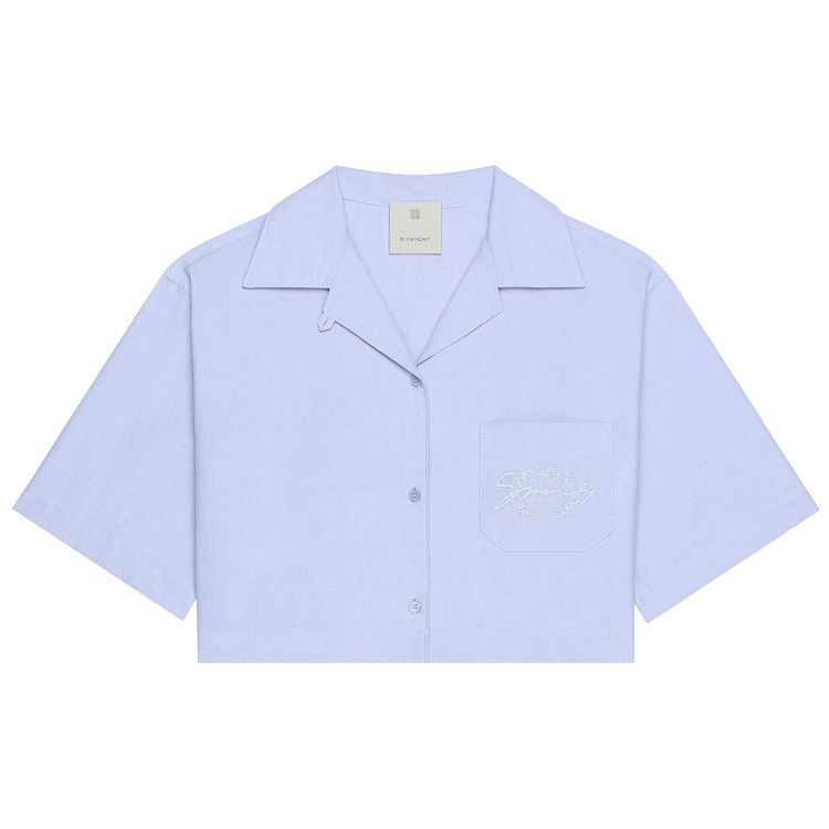 Рубашка Givenchy Cropped Pyjama Shirt, Baby Blue
Рубашка Givenchy Cropped Pyjama Shirt, Baby Blue