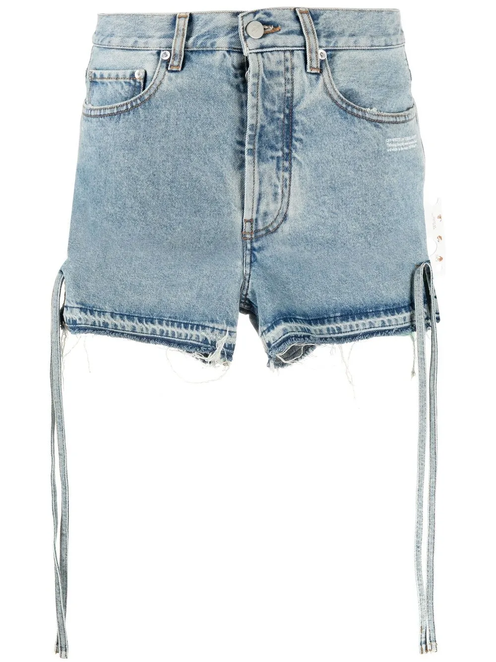 Джинсовые шорты с завязками сбоку OFF-WHITE, синий
Джинсовые шорты с завязками сбоку OFF-WHITE, синий