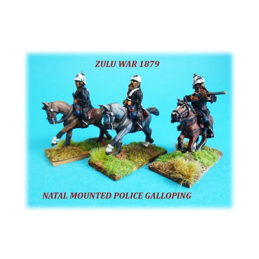 Конная полиция Наталя, Zulu War 1897 - Natal Natives (28mm)
Конная полиция Наталя, Zulu War 1897 - Natal Natives (28mm)
