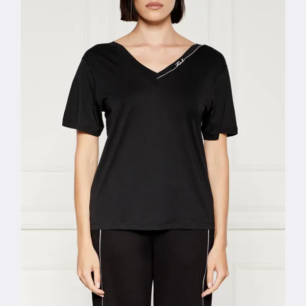 Футболка стандартного кроя Karl Lagerfeld, черный
Футболка стандартного кроя Karl Lagerfeld, черный